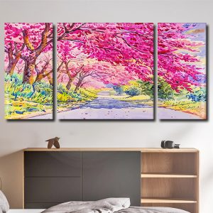 Aesthetic Spring Forest panel paint by numbers