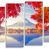 Autumn Mt Fuji Panels paint by numbers