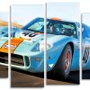 Blue Ford GT40 Panels paint by numbers