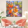 Cactus And Orange Flowers panels paint by numbers