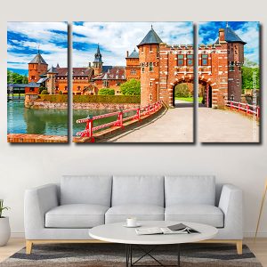 Castle De Haar Netherlands panels paint by numbers