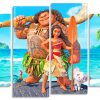 Disney Moana Movie Panels Paint by numbers