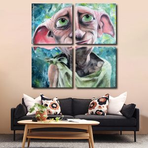 Dobby Harry Potter panels paint by numbers