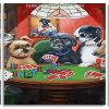 Gambling Dogs panel paint by numbers