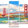 Golden Gate Bridge Panels paint by numbers