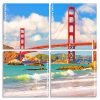 Golden Gate Bridge paint by numbers