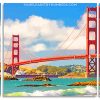 Golden Gate Bridge paint by numbers