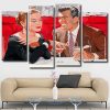 Happy Retro Couple Panels paint by numbers