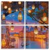 Italy Venice Night panels paint by numbers