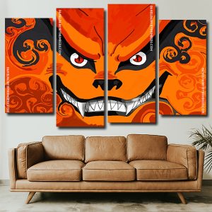 Kurama Naruto Anime panels paint by numbers