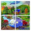 Peaceful Landscape panels paint by numbers