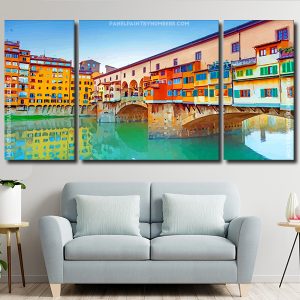 Ponte Vecchio Italy panels paint by numbers