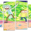 Rick And Morty panels paint by numbers