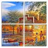 Summertime Terry Redlin panels paint by numbers