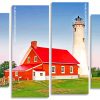 Tawas Point Lighthouse panels paint by numbers