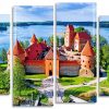 Trakai Island Castle panels paint by numbers