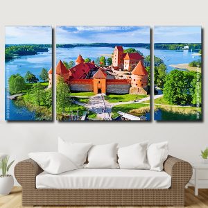 Trakai Lithuania panels paint by numbers