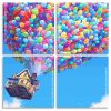 Up Movie House paint by numbers