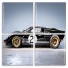 Black Ford Gt40 panels paint by numbers