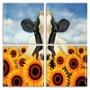 Cow And Sunflowers panel paint by numbers