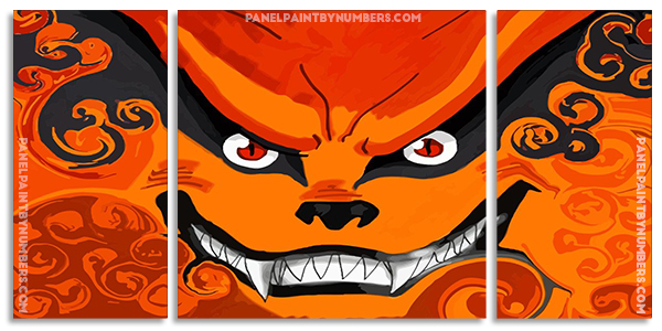 Kurama Naruto  panels paint by numbers