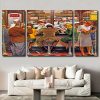 Lunch Counter John Falter panels paint by numbers