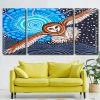 Aboriginal Owl panels paint by numbers