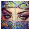 Arabian Eyes Panels paint by numbers