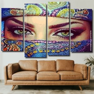 Arabian Eyes panels paint by numbers