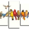 Birds Species On Wire Panels paint by numbers