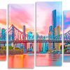 Brisbane Durin Sunset Time panels paint by numbers