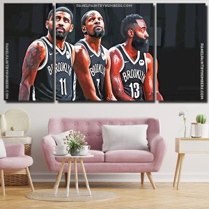 Brooklyn Nets Players Panels paint by numbers