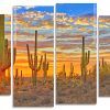 Cactus Desert panels paint by numbers