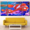 Clownfishes Underwater panel paint by numbers