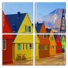 Colorful Houses panels paint by numbers