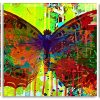 Splatter Colorful Butterfly panels paint by numbers