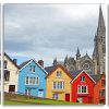 Cork Colorful Houses paint by numbers