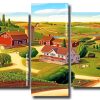 Farm Landscape Panels paint by numbers