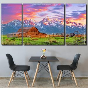 Grand Teton National Park Panels paint by numbers