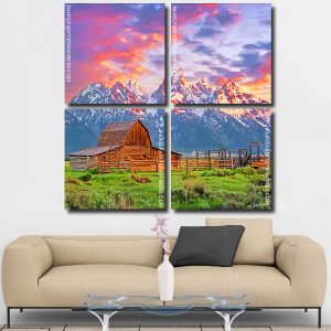 Grand Teton National Park panels paint by numbers