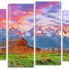 Grand Teton National Park panels paint by numbers