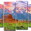 Grand Teton National Park Paint by numbers