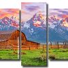 Grand Teton National Park Panels paint by numbers