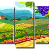 Grapes Farm Panels paint by numbers