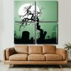 Graveyard Silhouette panels paint by numbers