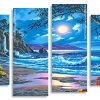 Island Beachside panels paint by numbers