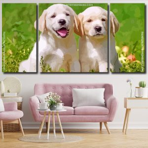 Labrador Retriever Pets panels paint by number