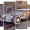 Luxury Hot Rod Car Panels paint by numbers