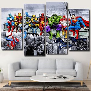 Marvel Superheroes panels paint by numbers