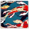 Metalic Koi Fish Panels paint by numbers